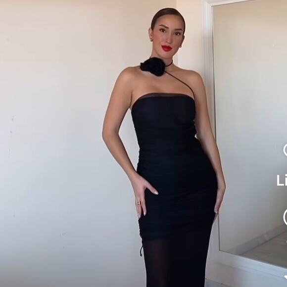 ZARA FLORAL TULLE DRESS - Picture 5 of 15